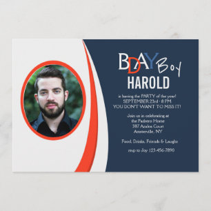 Trendy Photo Invitation