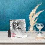 Trendy Photo & What Matters Most Positive RedQuote Plaque<br><div class="desc">Capture the essence of life's beautiful moments with our exclusive Trendy Photo & What Matters Most Positive Red products. Infuse positivity and style into your everyday life with this unique collection that seamlessly blends modern trends with timeless sentiments. Whether you're treating yourself or surprising a loved one, our Trendy Photo...</div>