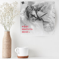 Trendy Photo & What Matters Most Positive RedQuote