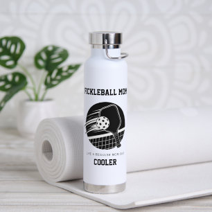 Trendy Pickleball Mum Custom Name Gift - Water Bottle