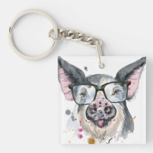 Trendy Pig Key Ring