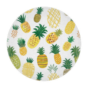 Trendy Pineapple Pattern Cutting Board