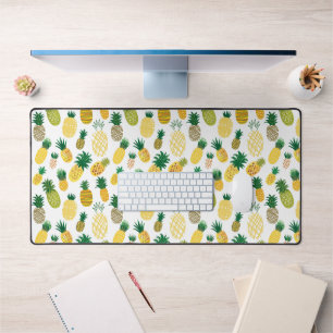 Trendy Pineapple Pattern Desk Mat