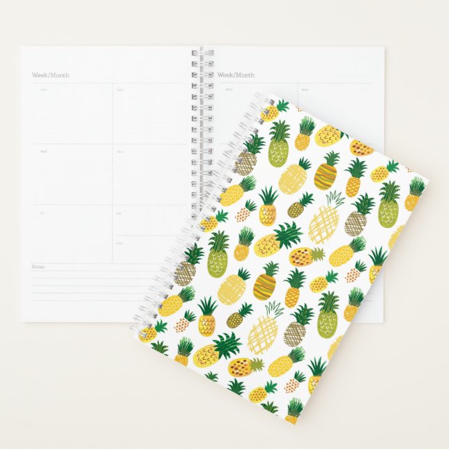 Trendy Pineapple Pattern Planner (Display)