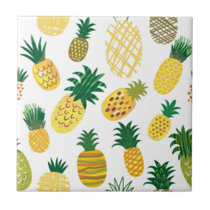 Trendy Pineapple Pattern Tile