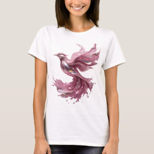 Trendy Pink ABSTRACT ART Wearable Art T-Shirt