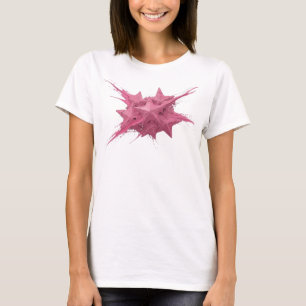 Trendy Pink Abstract Stars Custom Creation T-Shirt