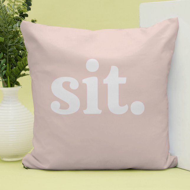 Trendy Pink Dogwood Customisable Cushion (Creator Uploaded)