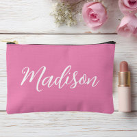 Trendy Pink Girls Name Handwritten Script Custom