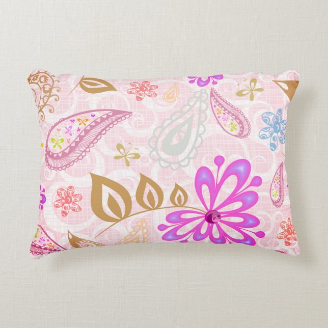 Trendy Pink Pillow (Front)