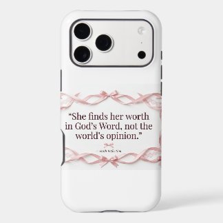Trendy Pink Ribbon Aesthetic Faith Phone case