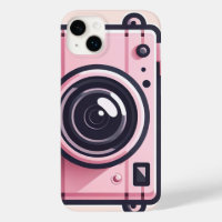 Trendy Pink Snapshot Shoot Camera Photography 