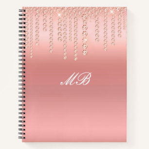 Trendy Pink Spiral Notebook