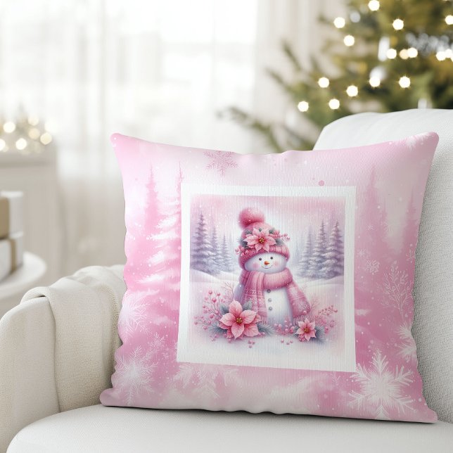Trendy Pinkmas Cozy Winter Forest Kids Gift Pillow (Trendy Pinkmas Cozy Winter Forest Kids Gift Pillow

)