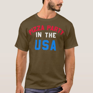 Trendy Pizza Party In The Usa Tet Stack 33475678 T-Shirt