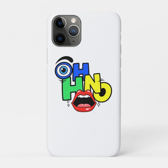 Trendy Pop Art Sassy Lip Case-Mate iPhone Case (Back)