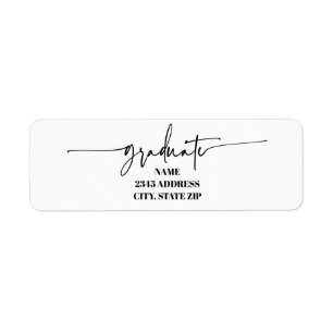 Trendy Popular BUDGET Return Address Lable