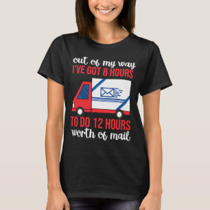 Trendy Post Carrier Outfit Postal Mailman T-Shirt