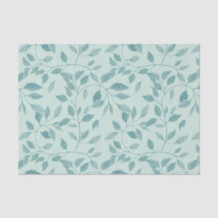 Trendy Pretty Botanical Greenery Pattern Tissue Paper