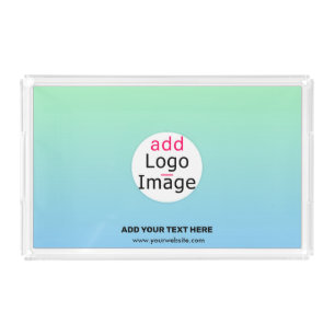 Trendy Professional Business Custom Gradient   Acrylic Tray