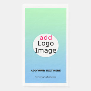 Trendy Professional Business Custom Gradient Napkin