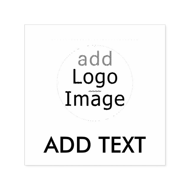 Trendy Professional Modern Custom Brand Promo Self-inking Stamp (Design)