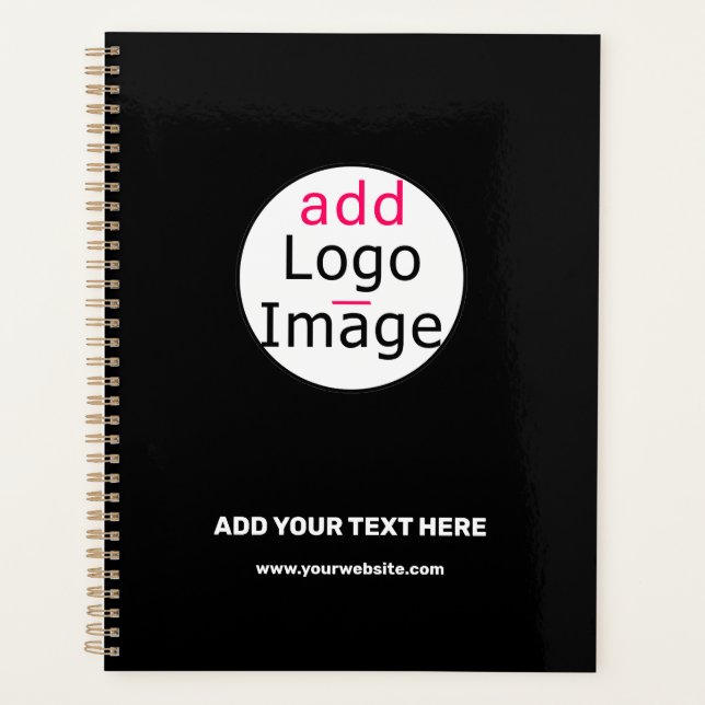 Trendy professional modern customisable brand  planner (Front)