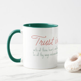 Trendy Proverbs 3:5-6 Christian Bible Verse Mug