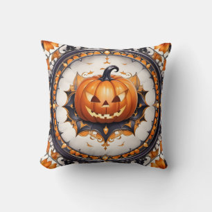 Trendy Pumpkin Halloween Autumn Collection Cushion