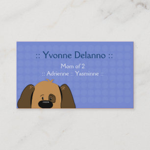 Trendy Puppy Dog Business / Mummy Calling Card