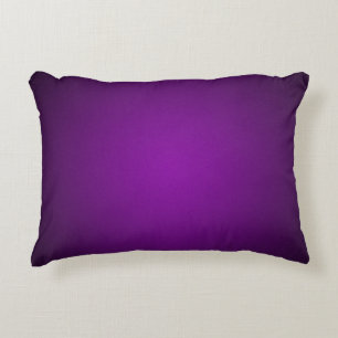 Trendy Purple-Black Grainy Vignette Decorative Cushion