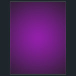 Trendy Purple-Black Grainy Vignette Flyer<br><div class="desc">This design features a simple background of brilliant purple in the centre, fading darker and darker towards the outside edge where it is black with a light grain texture for a more natural feel. This simple purple to black grainy vignette design is beautiful as it is, or it can be...</div>