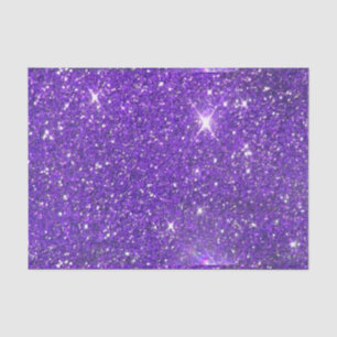 Trendy Purple Sparkling Glitter Glitz Tissue Paper