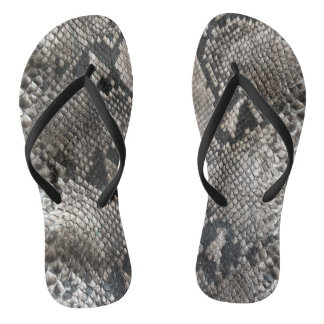 Trendy Python Snake Skin - Sexy Fashion Sun Fun Flip Flops