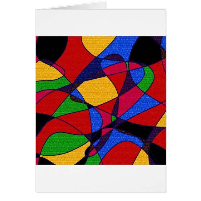Trendy Rainbow Abstract Art gift accessories (Front)