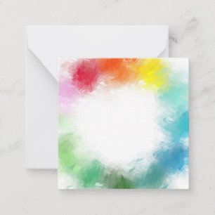 Trendy Rainbow Colours Abstract Elegant Template