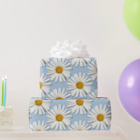 Trendy Real Daisy Flowers - Wedding Blue Fashion