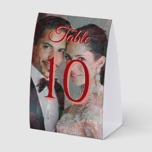 Trendy Red Carnation Fantasy Modern Wedding