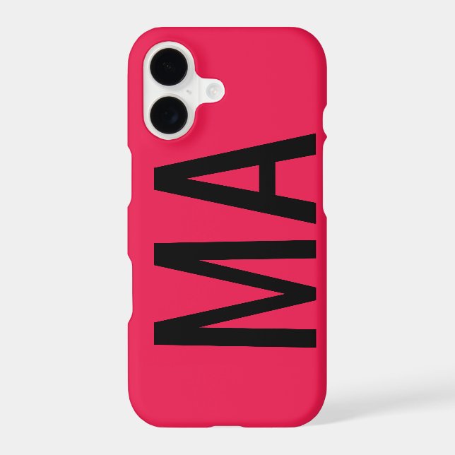 Trendy Red Editable iphone 11 case (Back)