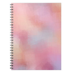 Trendy Red Pink Yellow Blue Purple Green Colours Notebook