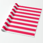 Trendy Red White Stripe Classic Christmas Template Wrapping Paper<br><div class="desc">Trendy Red White Striped Classic Christmas Template Elegant Wrapping Paper.</div>