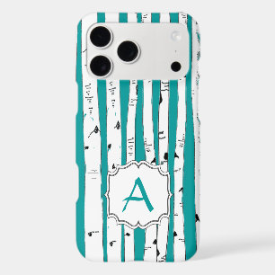 Trendy Retro Birch Tree Grove