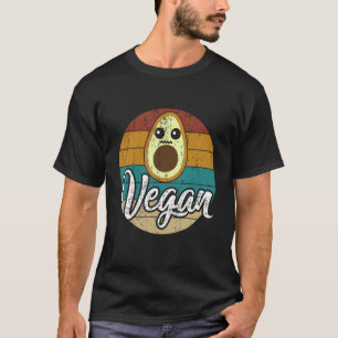 Trendy Retro Hipster Vegan Healthy Plant Based Av T-Shirt