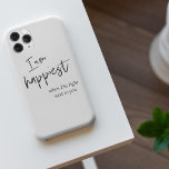 Trendy Romantic Black Quote Gift iPhone 11Pro Max Case<br><div class="desc">Trendy Romantic Black Quote Gift</div>