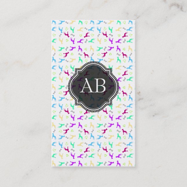 Trendy Romantic Business Card (Front)