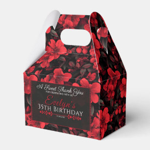 Trendy Rose Birthday Favour Box For Pastel Birthda