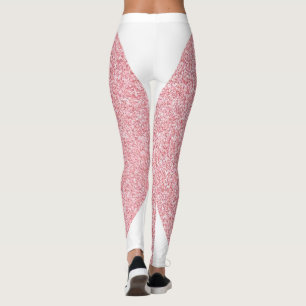 Trendy Rose Gold Modern Elegant Template Leggings