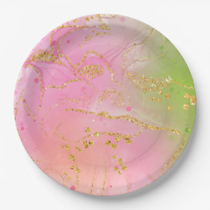 Trendy Round Paper Plates for Modern Celebrations