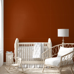 Trendy Rust Brown Solid Colour   Elegant Wallpaper