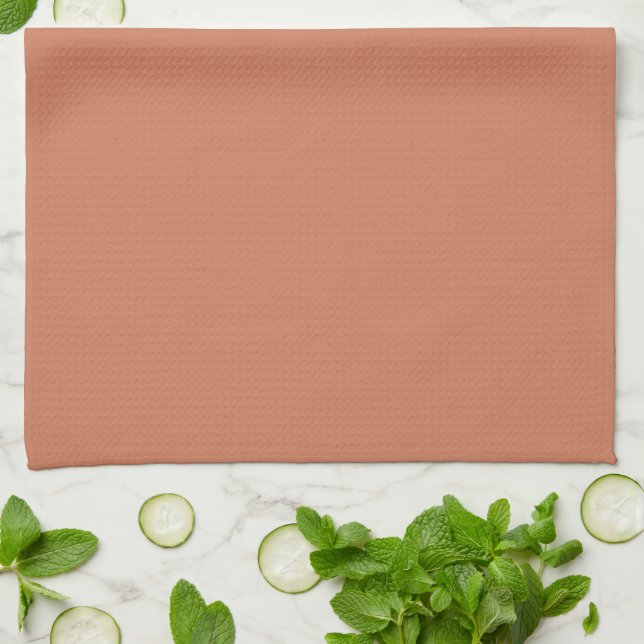 Trendy Rustic Copper - Kitchen Towel (Folded)